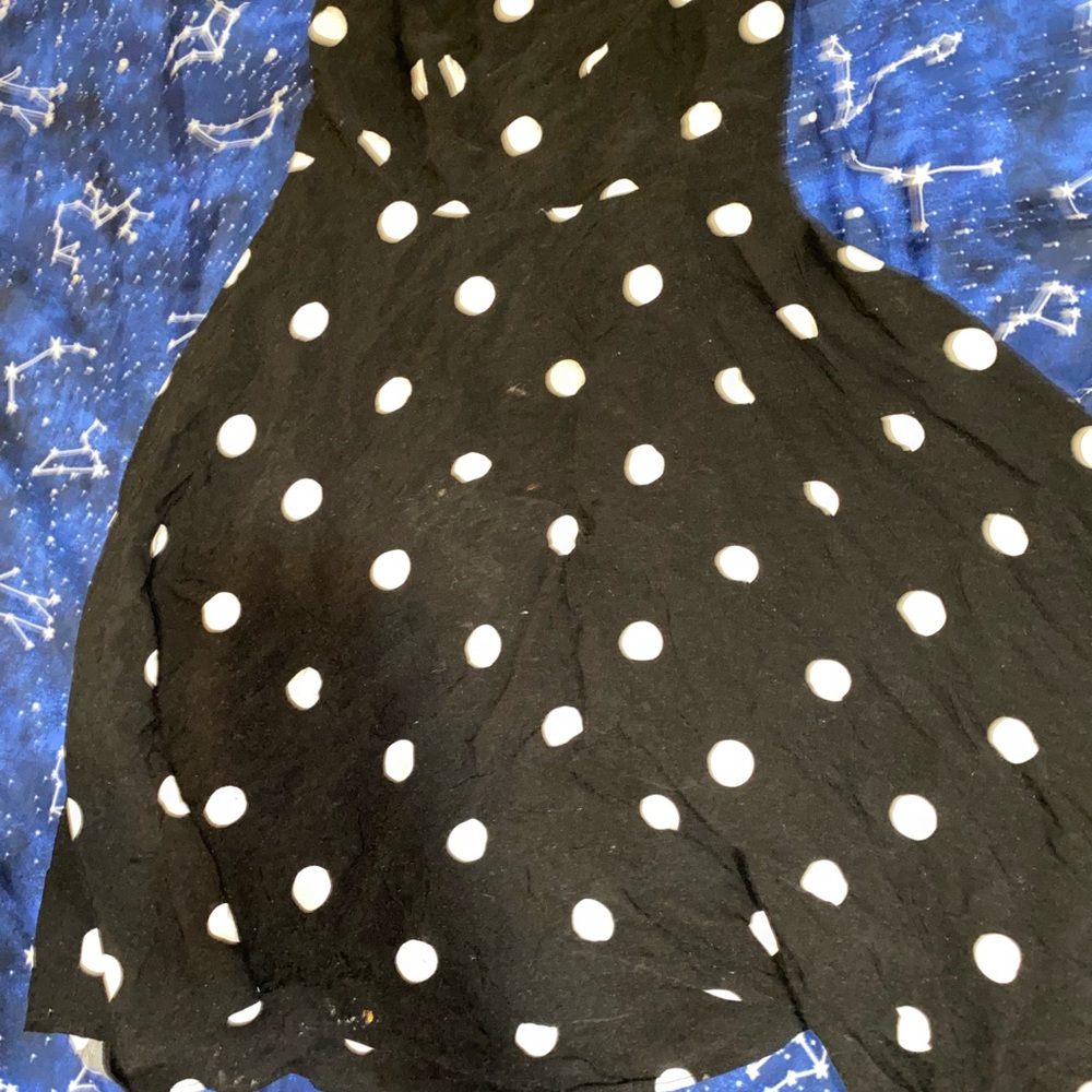 Black Polka Dot Dress cute and comfy and comfortable suitable for any occasion